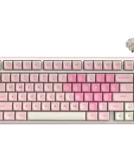 Геймърска клавиатура ROYAL KLUDGE R75 Pink Melody Gaming Keyboard Cream switch
