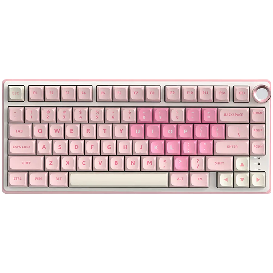 Геймърска клавиатура ROYAL KLUDGE R75 Pink Melody Gaming Keyboard Cream switch - Image 2