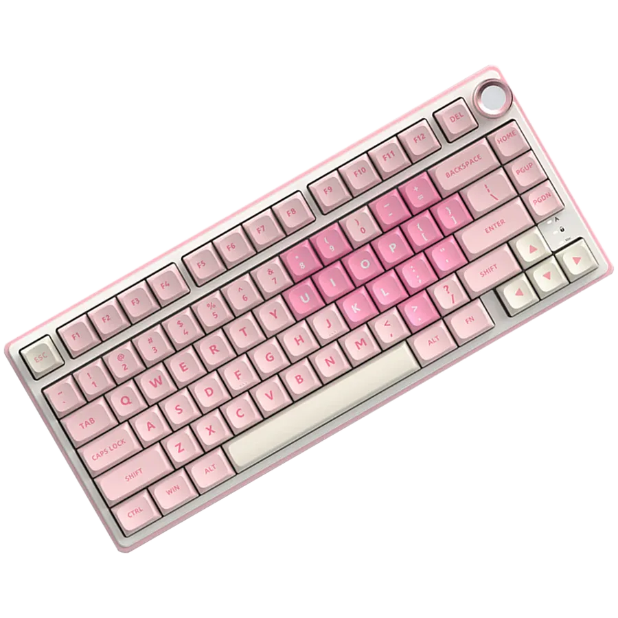 Геймърска клавиатура ROYAL KLUDGE R75 Pink Melody Gaming Keyboard Cream switch - Image 3