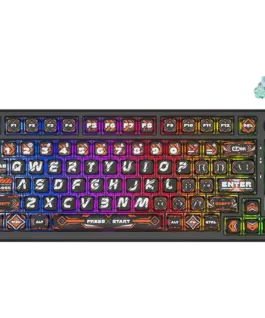 Геймърска клавиатура ROYAL KLUDGE RKM75 HE Hephaestus Gaming Keyboard Mint