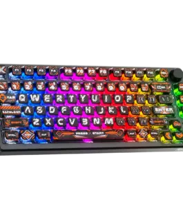 Геймърска клавиатура ROYAL KLUDGE RKM75 HE Hephaestus Gaming Keyboard Mint