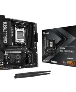 Дънна платка ASROCK MB B850M Challenger WiFi AM5 4x DDR5 1x PCIe 5.0 x16 1x PCIe 4.0x1 1x PCIe 4.0x16 1x Blazing M.2 1x