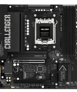 Alternative view от Дънна платка ASROCK MB B850M Challenger WiFi, AM5, 4x DDR5, 1x PCIe 5.0 x16, 1x PCIe 4.0x1, 1x PCIe 4.0x16, 1x Blazing M.2, 1x Hyper M.2, 4x SATA3, RAID 0, 1, 10, 7.1 CH HD Audio, 1x HDMI, 9x USB 3.2, 5x USB 2.0, 1x USB-C, 2.5G LAN, 2x Wi-Fi 7, BT, 1