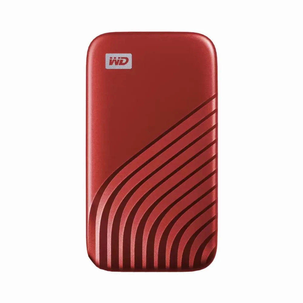 Външен SSD диск WD My Passport 1TB USB 3.2 Gen 2 Type-C Червен