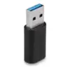 АДАПТЕР LINDY - USB-A to USB-C - USB 3.2 Type A to C adapter - Black - PN 41904