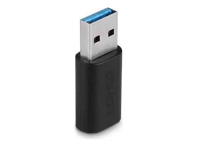 АДАПТЕР LINDY - USB-A to USB-C - USB 3.2 Type A to C adapter - Black - PN 41904