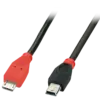 КАБЕЛ USB LINDY - mini-USB Type B (M) to Micro-USB Type B (M) / USB 2.0 OTG - 20 m - Black - PN