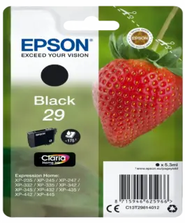 Глава за Epson Expression Home XP240/XP250/XP330/XP340/XP350/XP430/XP440/XP450 Series - Ink - /29/ / C13T29814012 - Bla
