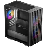 Alternative view от Кутия за компютър DeepCool MATREXX 40 3FS MATX Case, Mini-ITX / Micro-ATX , 1xUSB2.0, 1xUSB3.0, 1xAudio, 120mm pre-installed fan,ABS+SPCC+Tempered Glass, Mesh Panel DP-MATX-MATREXX40-3FS