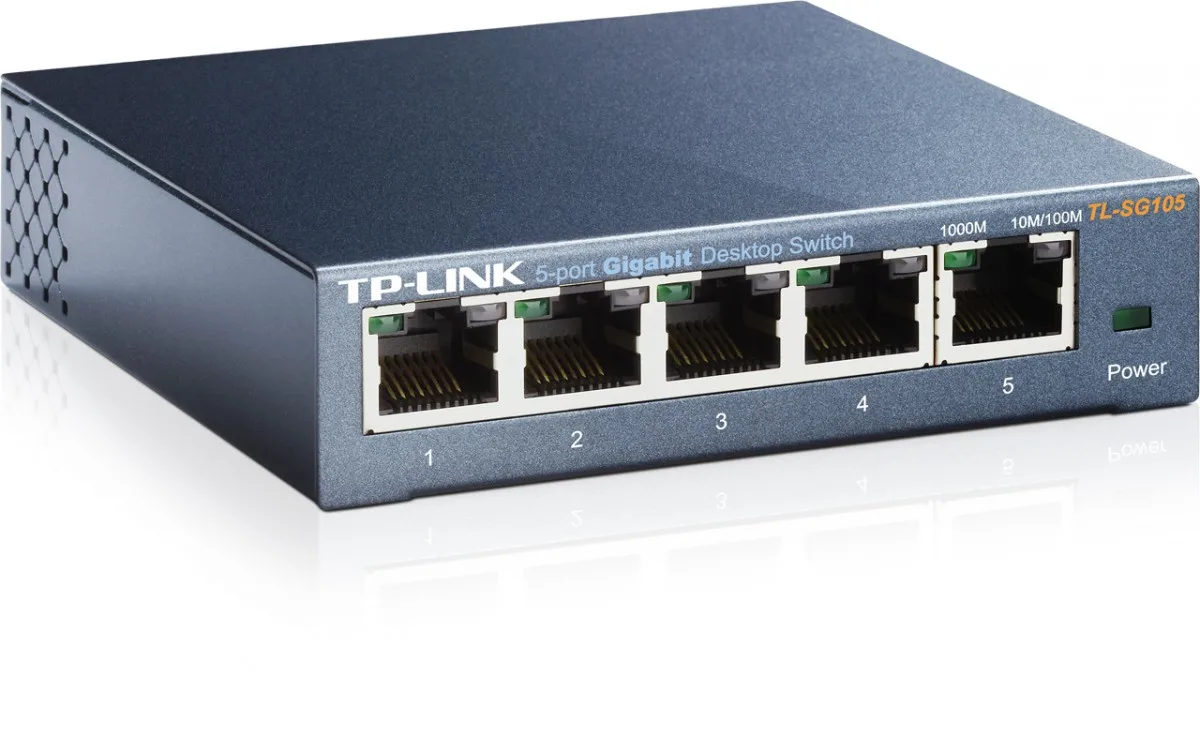 Комутатор TP-Link TL-SG105 5-портов гигабитен - Image 2