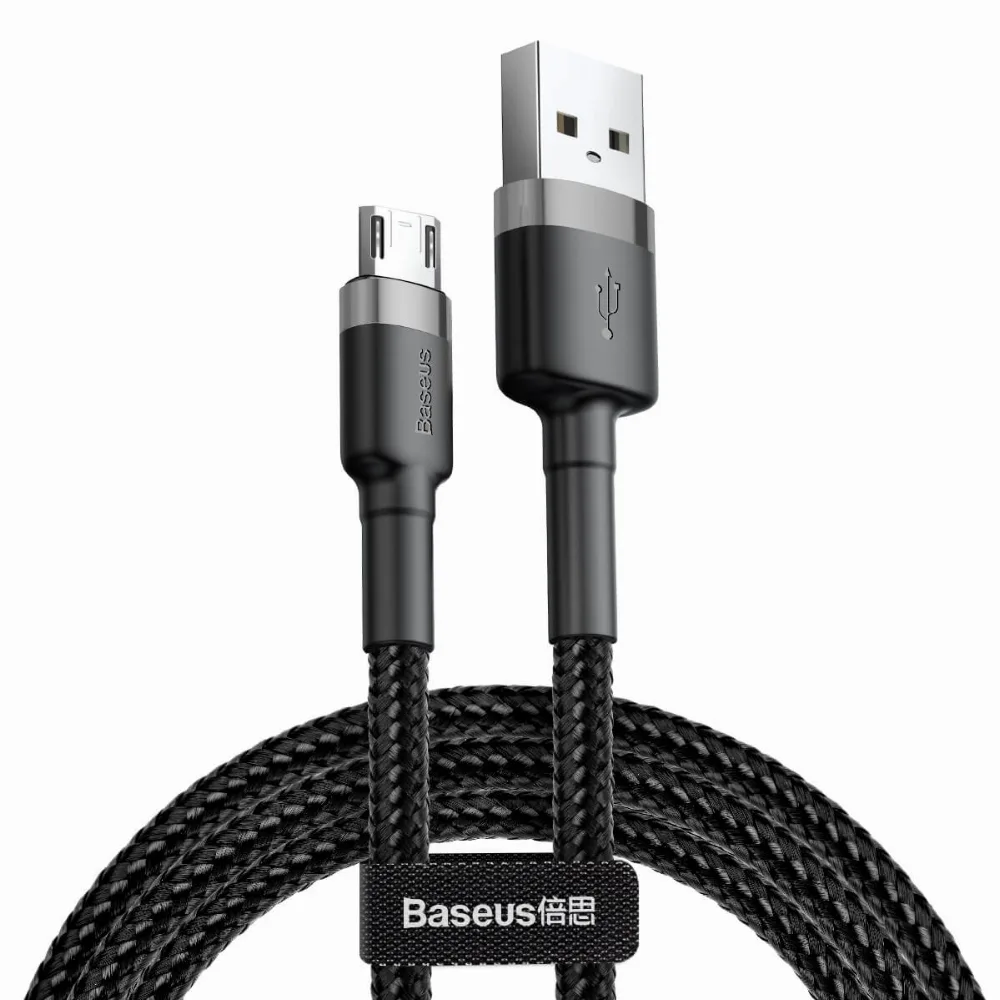 Кабел Baseus Cafule USB към microUSB 1.5A 2м черен