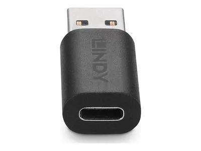 АДАПТЕР LINDY - USB-A to USB-C - USB 3.2 Type A to C adapter - Black - PN 41904 - Image 2