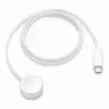 Кабел Apple Wireless Charger Magnetic - USB-C към Магнитен диск за Apple Watch - 10 m  - White - PN