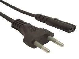 Gembird Power Cord (C8) VDE 2pin 1.8m