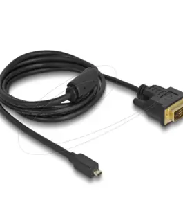 Delock Кабел micro HDMI мъжко към DVI-D мъжко 2 m