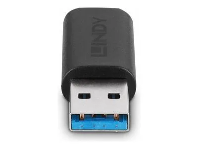 АДАПТЕР LINDY - USB-A to USB-C - USB 3.2 Type A to C adapter - Black - PN 41904 - Image 3
