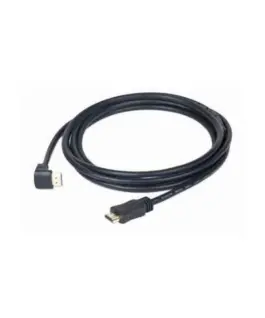 Gembird HDMI v2.0 90 degrees male to straight male connectors кабел 19 pins gold-plated connectors 1.8m bulk