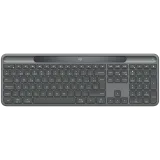 Alternative view от Клавиатура LOGITECH Slim Solar+ - GRAPHITE - US INTL - 2.4GHZ/BT - INTNL-973 - UNIV B2C