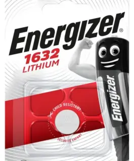 Батерия литиева CR1632 3V  ENERGIZER 1 бр. блистер /цена за 1 бр./