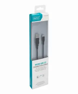 КАБЕЛ USB DIGITUS - USB-A to micro USB - 18 m - Black - PN DB-300127-018-S