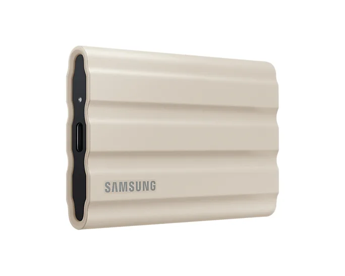 Външен SSD диск Samsung T7 Shield, 2TB USB-C, Бежов - Image 2
