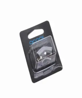 L-конектор Alphacool HF, Вътрешна резба G1/4 - G1/4, 45°, Хром - Image 3