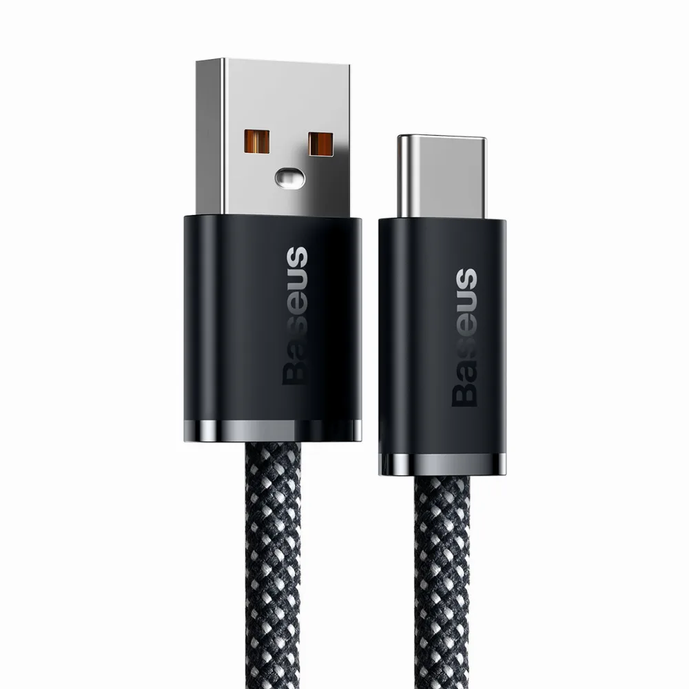 Кабел Baseus CALD000616 Dynamic Series USB Type A към USB Type C 100W 1м сив - Image 2