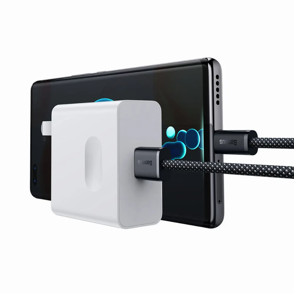 Кабел Baseus CALD000616 Dynamic Series USB Type A към USB Type C 100W 1м сив - Image 4