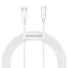 Кабел Baseus Superior CATYS-A02 USB-A към USB-C 66W 2м бял