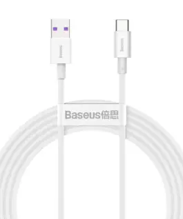 Кабел Baseus Superior CATYS-A02 USB-A към USB-C 66W 2м бял