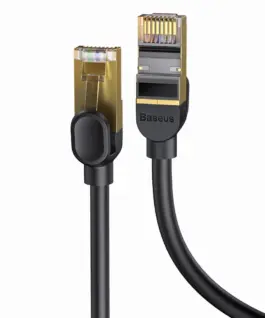 Мрежов кабел Baseus WKJS010301 Speed CAT7 RJ45 10Gbps 2m черен