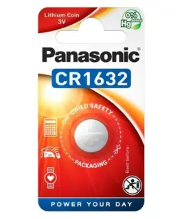 Батерия литиева CR1632 3V  PANASONIC 1 бр. блистер /цена за 1 бр./