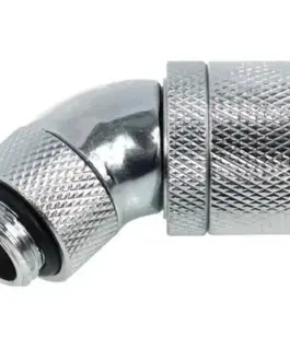 Alternative view от Компресионен фитинг Alphacool, 16/10 - G1/4, 45°, Въртящ се, Хром