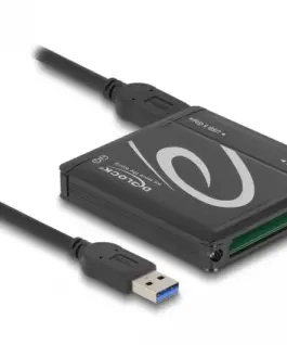 Alternative view от Четец за CFast карти DeLock, 5 Gbps, Черен
