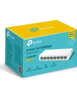 Alternative view от 8-портов 10/100 Mbps настолен комутатор TP-Link LS1008