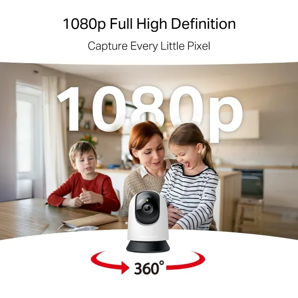 Домашна камера Wi-Fi Pan/Tilt Mercusys MC200 - Image 3