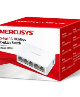 Alternative view от 5-портов настолен комутатор Mercusys MS105 10/100 Mbps