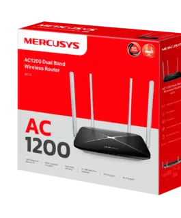 Рутер безжичен Mercusys AC12 AC1200 двулентов – v3.0