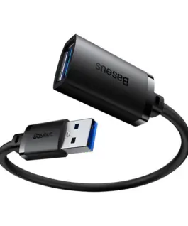 Удължителен кабел Baseus AirJoy Series USB 3.0 мъжки към женски 1м B00631103111-00 - черен - Image 3
