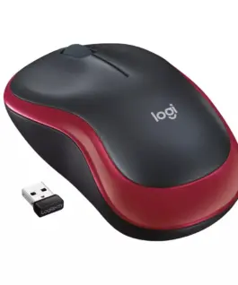 МИШКА LOGITECH M185 – Wireless / Безжична – Red – PN