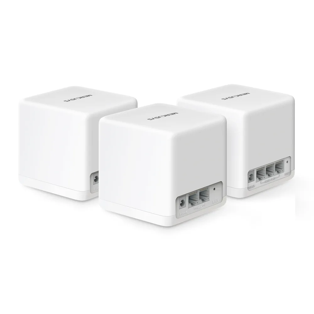 Безжична Wi-Fi 6 Mesh система Mercusys Halo H1500X(3-pack) AX1500 - Image 2