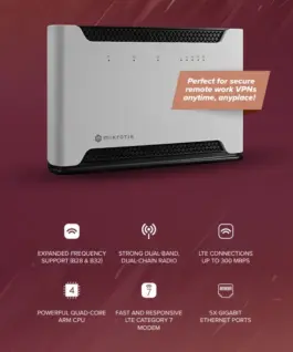 Alternative view от Рутер MikroTik Chateau LTE7 D53G-5HacD2HnD-TC&R11e-LTE7