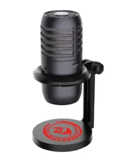 Микрофон Redragon Nebula GM211 с черно RGB осветление и стойка -