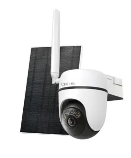Комплект за охранителна камера със слънчева енергия, Pan/Tilt 4G LTE TP-Link Tapo C615G KIT