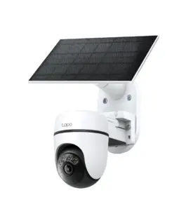 Комплект охранителна камера със слънчев панел, Pan/Tilt TP-Link Tapo C630 KIT