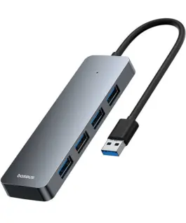 USB хъб Baseus 4 в 1 UltraJoy Lite USB-А към USB 3.0