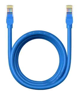 Мрежов кръгъл кабел Baseus RJ45, Cat.6, 3 м B00133204311-03 - син - Image 3