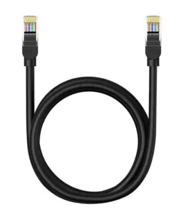 Alternative view от Мрежов кръгъл кабел Baseus RJ45, Cat.5, 1,5 м B00133206111-02 - черен