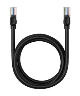 Alternative view от Мрежов кръгъл кабел Baseus RJ45, Cat.5, 2 м B00133206111-03 - черен