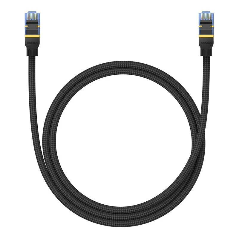 Мрежов кабел Baseus RJ45, Cat.7, 10Gbps, 1 м B0013320B111-01 - черен - Image 2